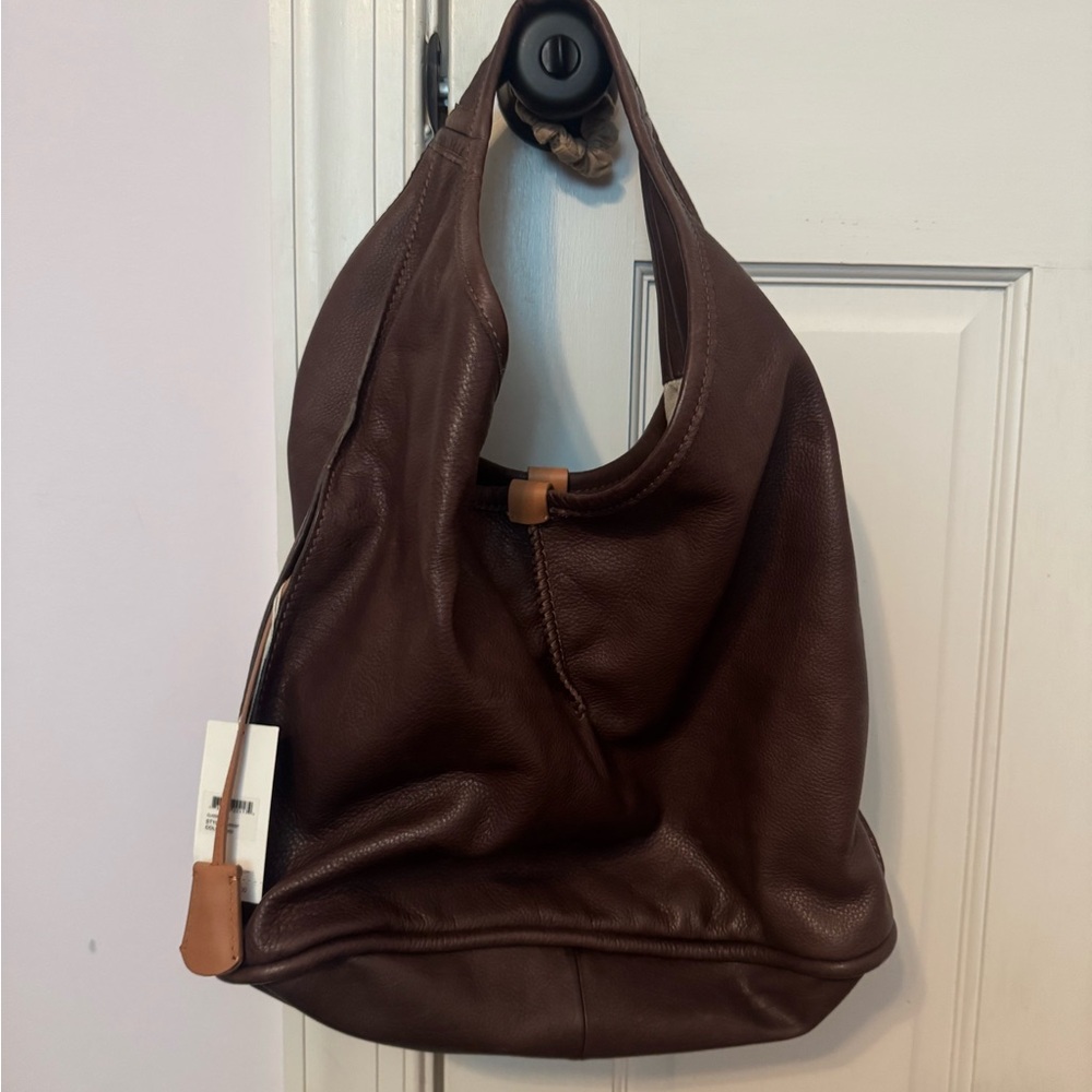 UGG Brown Leather Hobo Bag